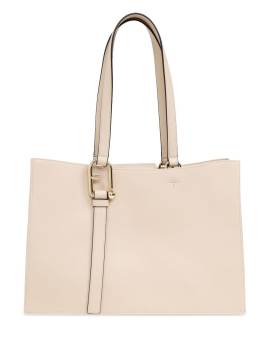 Furla Shopper mit Logo-Schild - Nude von Furla