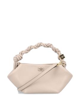 GANNI Bou Shopper aus recyceltem Leder - Nude von GANNI