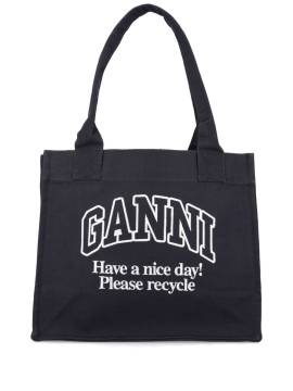 GANNI Easy tote bag - Schwarz von GANNI