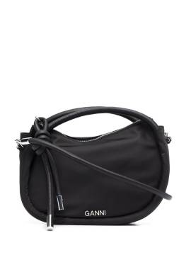 GANNI Handtasche mit Logo - Schwarz von GANNI