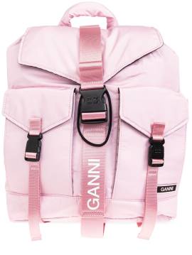 GANNI Tech Rucksack - Rosa von GANNI