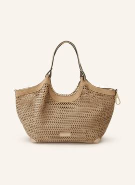 Gianni Chiarini Schultertasche Dua Xl Mit Pouch beige von GIANNI CHIARINI