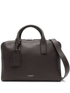 Giorgio Armani Laptoptasche mit Logo-Stempel - Braun von Giorgio Armani