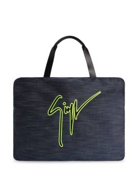 Giuseppe Zanotti Handtasche mit Logo-Print - Blau von Giuseppe Zanotti