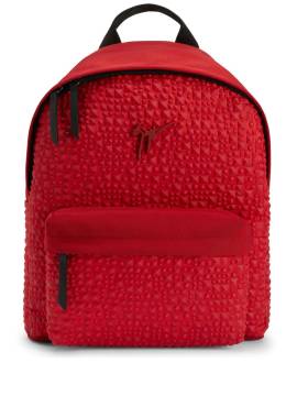 Giuseppe Zanotti Rucksack mit Nieten - Rot von Giuseppe Zanotti