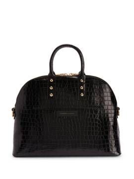 Giuseppe Zanotti Schultertasche mit Kroko-Effekt - Schwarz von Giuseppe Zanotti