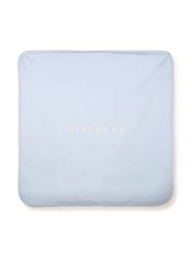 Givenchy Kids Decke mit Logo-Stickerei - Blau von Givenchy Kids