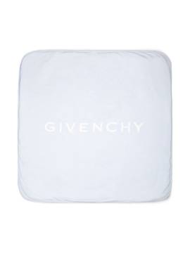 Givenchy Kids Decke mit durchgehendem Logo - Weiß von Givenchy Kids