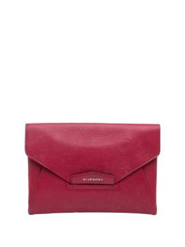 Givenchy Pre-Owned 2015 mittelgroße Antigona Envelope Clutch aus Ziegenleder - Rot von Givenchy Pre-Owned