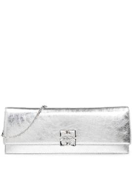 Givenchy 4G Liquid Clutch - 934 LIGHT SILVERY von Givenchy