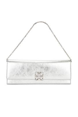 Givenchy CLUTCH LONG 4G LIQUID in Hellsilber - Metallic Silver. Size all. von Givenchy