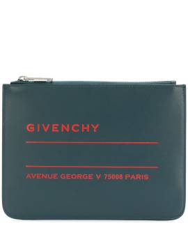 Givenchy Clutch mit Logo - Blau von Givenchy