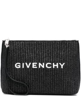 Givenchy Clutch mit Logo-Print - Schwarz von Givenchy