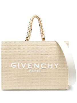Givenchy G-Tote Shopper mit Logo-Print - Nude von Givenchy