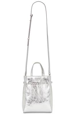 Givenchy TASCHE MINI VOYOU NORTH SOUTH in Light Silvery - Metallic Silver. Size all. von Givenchy