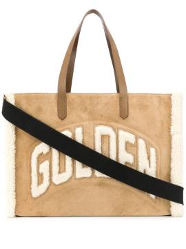 Golden Goose Handtasche mit Logo - Nude von Golden Goose