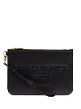 Golden Goose Clutch mit Logo-Prägung - Schwarz von Golden Goose