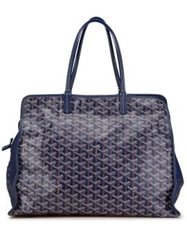 Goyard Pre-Owned 2013 Goyardine Sac Hardy Pet Carrier PM Reisetasche - Blau von Goyard Pre-Owned