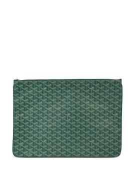 Goyard Pre-Owned 2017 Senat GM Clutch - Grün von Goyard Pre-Owned