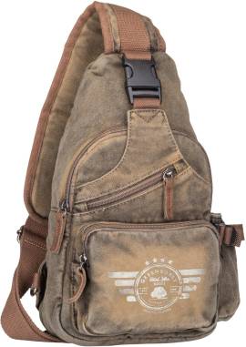 Greenburry Vintage Aviator 5890  in Oliv (7.1 Liter), Sling Bag von Greenburry