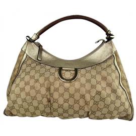 Gucci D-Ring Segeltuch Handtaschen von Gucci