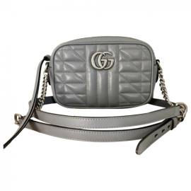 Gucci GG Marmont Chain Matelasse Leder Handtaschen von Gucci