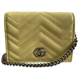 Gucci GG Marmont Chain Wallet Leder Handtaschen von Gucci