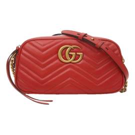Gucci GG Marmont Flap Leder Handtaschen von Gucci