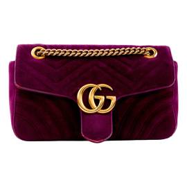 Gucci GG Marmont Flap Samt Handtaschen von Gucci