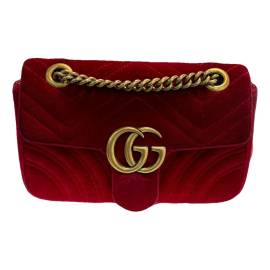 Gucci GG Marmont Flap Samt Handtaschen von Gucci