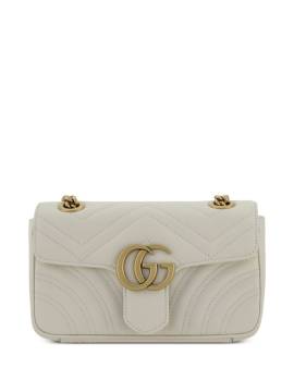 Gucci Mini GG Marmont Schultertasche - Nude von Gucci