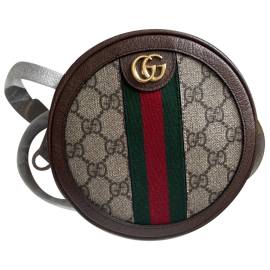 Gucci GG Marmont Round Segeltuch Cross body tashe von Gucci