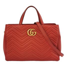 Gucci GG Marmont Shopping Leder Handtaschen von Gucci
