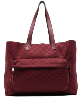 Gucci Große Tote Bag mit GG - Rot von Gucci