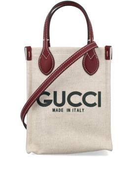 Gucci Handtasche mit Logo-Print - Nude von Gucci