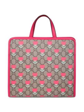 Gucci Kids Jacquard-Tasche mit Blumen-Print - Nude von Gucci