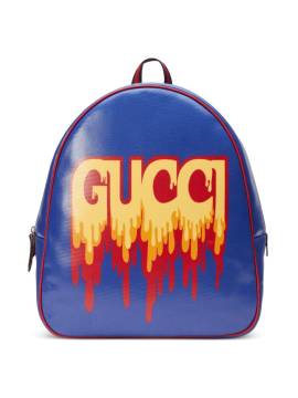 Gucci Kids Rucksack mit Logo-Print - Blau von Gucci