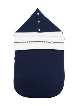 Gucci Kids Schlafsack mit Kordeldetail - Blau von Gucci