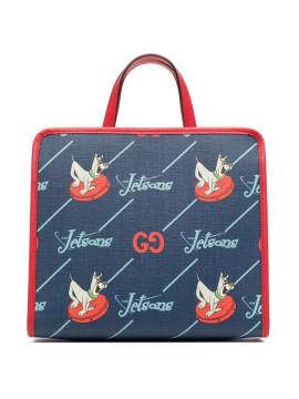 Gucci Kids x Jetsons Handtasche mit Logo-Print - Blau von Gucci