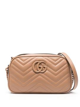 Gucci Kleine GG Marmont Schultertasche - Braun von Gucci