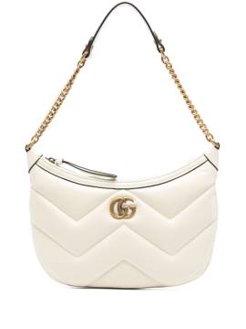 Gucci Kleine GG Marmont Schultertasche - Weiß von Gucci