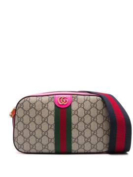 Gucci Kleine Ophidia GG Kuriertasche - Braun von Gucci