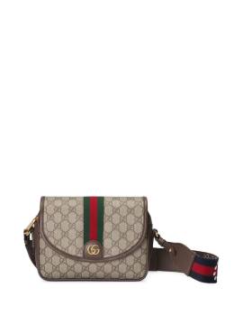 Gucci Kleine Ophidia Schultertasche - Braun von Gucci