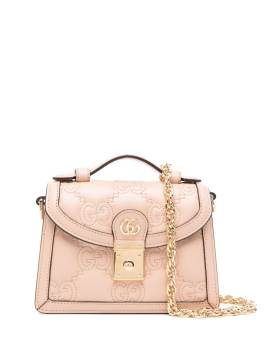 Gucci Kleiner Shopper aus Matelassé-Leder - Rosa von Gucci