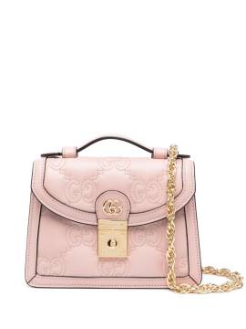 Gucci Mini Handtasche aus Matelassé-Leder mit GG - Rosa von Gucci