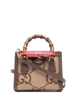 Gucci Mini Jumbo GG Handtasche - Braun von Gucci