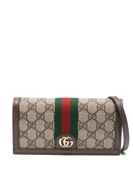 Gucci Mini Ophidia Schultertasche - Braun von Gucci