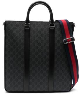 Gucci Mittelgroße GG Supreme Handtasche - Schwarz von Gucci