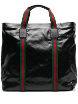 Gucci Mittelgroßer Shopper aus GG Crystal - Schwarz von Gucci