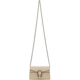 Gucci Off-White Super Mini Ostrich Dionysus Wallet Chain Bag von Gucci